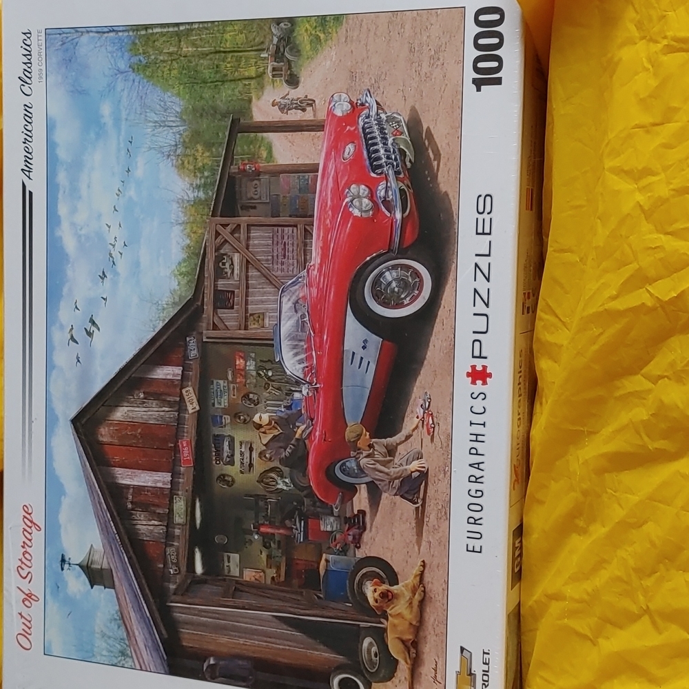 New in box 1000 PC's puzzle "out of storage"
